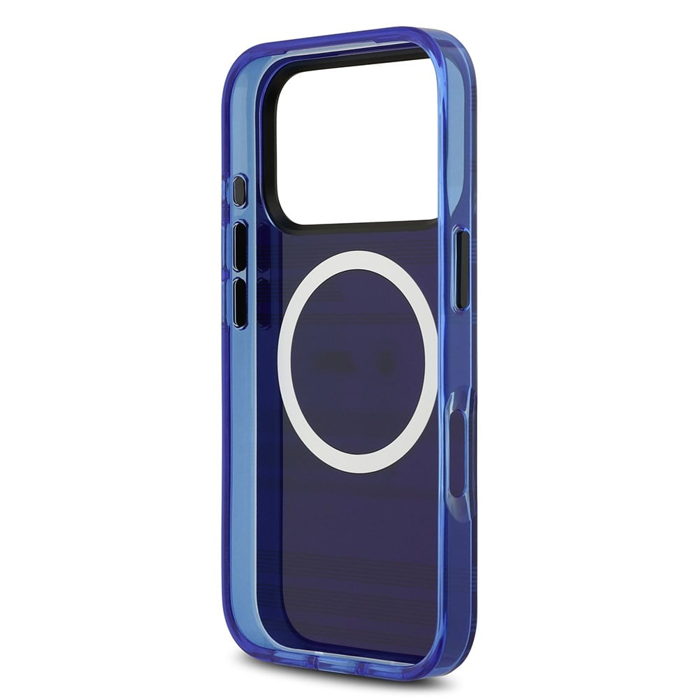 Apple iPhone 17 Pro Kılıf BMW Orjinal Lisanslı M-safe Şarj Özellikli Metal Kamera Butonlu Yatay Şeritli M Dizayn Kapak