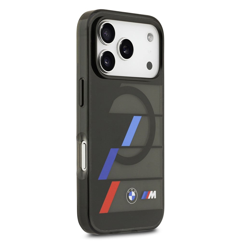 Apple iPhone 17 Pro Kılıf BMW Orjinal Lisanslı M-safe Şarj Özellikli IML Baskılı Üç Renkli M Dizayn Kapak