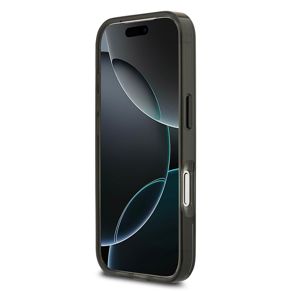 Apple iPhone 17 Pro Kılıf BMW Orjinal Lisanslı M-safe Şarj Özellikli Metal Buton Tasarımlı IML Baskılı M Dizayn Kapak