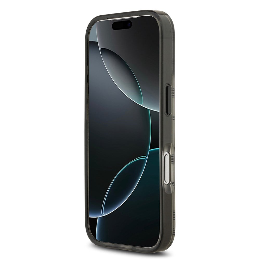 Apple iPhone 17 Pro Kılıf BMW Orjinal Lisanslı M-safe Şarj Özellikli Metal Kamera Butonlu Yatay Şeritli M Dizayn Kapak