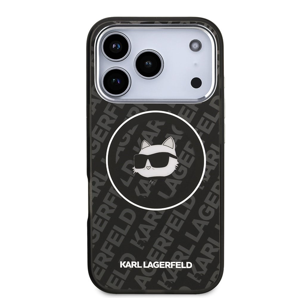 Apple iPhone 17 Pro Kılıf Karl Lagerfeld Orjinal Lisanslı IML Baskılı Choupette Heads Kapak