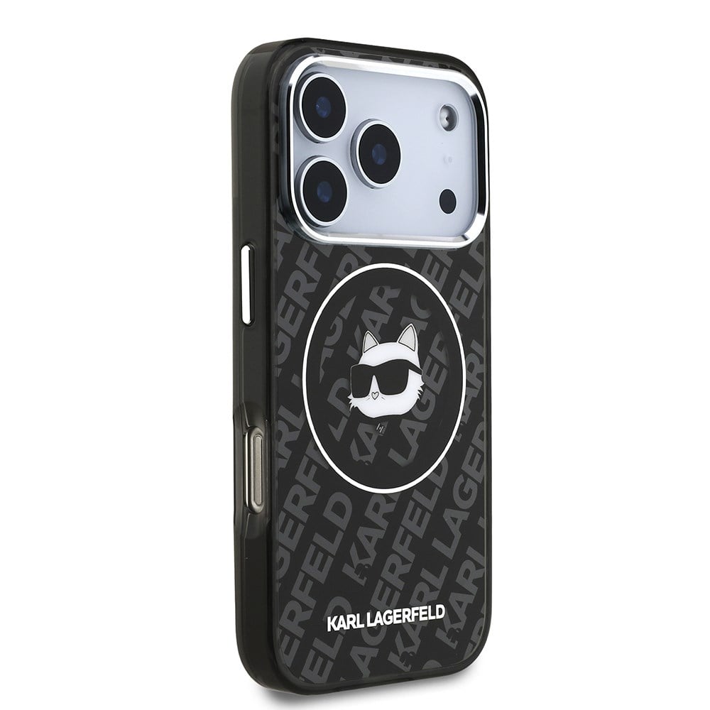 Apple iPhone 17 Pro Kılıf Karl Lagerfeld Orjinal Lisanslı IML Baskılı Choupette Heads Kapak