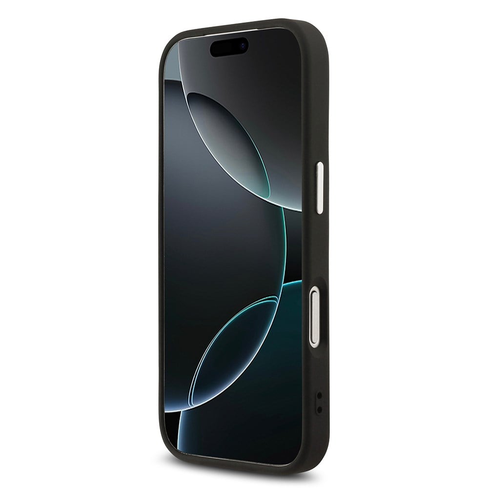 Apple iPhone 17 Pro Kılıf Karl Lagerfeld Orjinal Lisanslı M-safe Şarj Özellikli Metal Kamera ve Buton Tasarımlı Choupette PU Deri Kapak