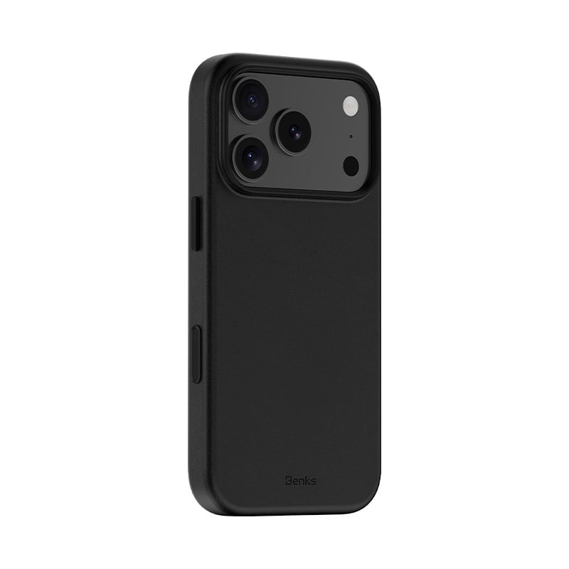 Apple iPhone 17 Pro Kılıf M-safe Şarj Özellikli Çizilmeye Dayanıklı Benks VitaPro Serisi PU Deri Kapak