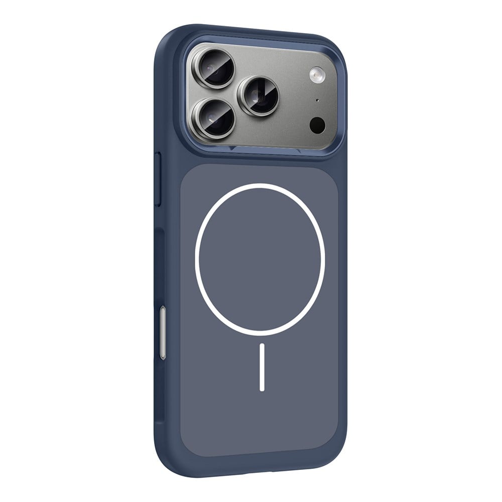 Apple iPhone 17 Pro Kılıf M-Safe Şarj Özellikli Metal Kamera Çerçeveli Zore Sanremo Silikon Kapak