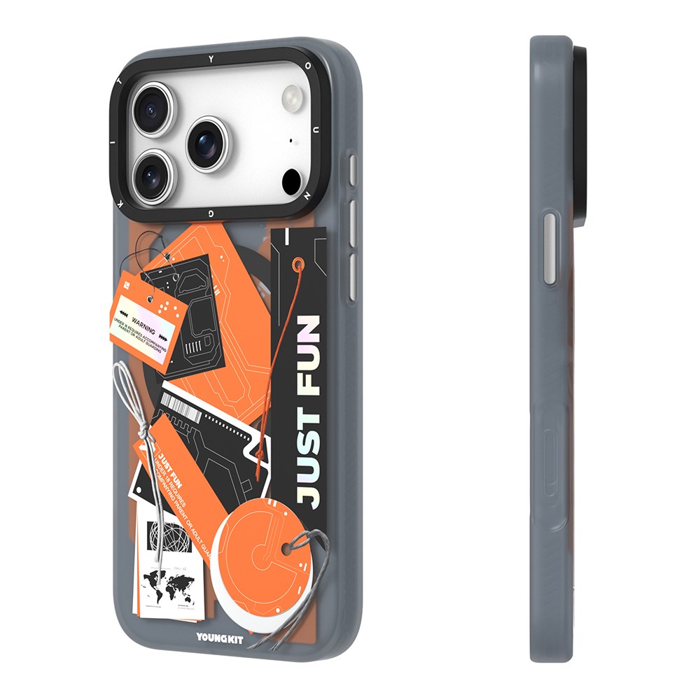 Apple iPhone 17 Pro Kılıf M-Safe Şarj Özellikli Youngkit Different Dimension Serisi Kapak