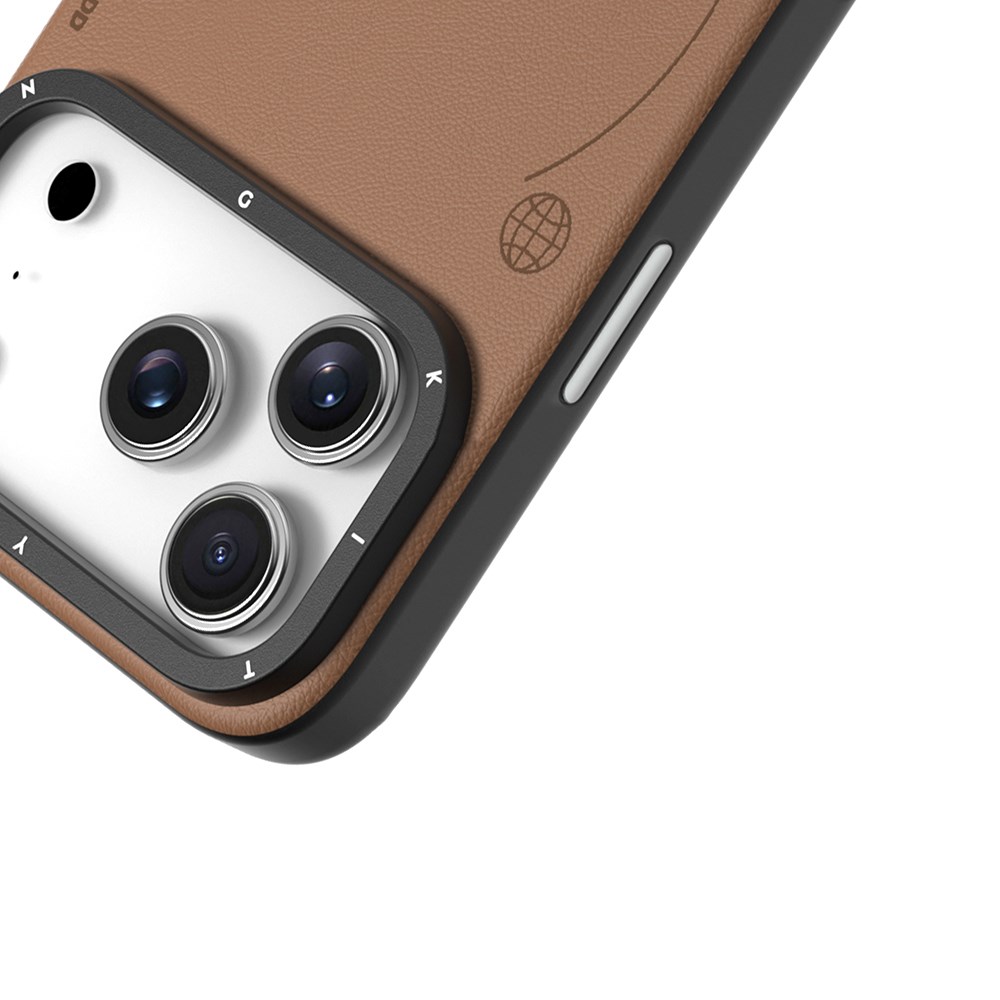Apple iPhone 17 Pro Kılıf M-safe Şarj Özellikli Basit Mat Deri Desenli Youngkit Tech Fashion Serisi Kapak