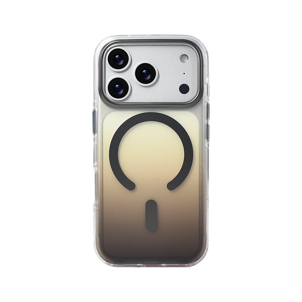 Apple iPhone 17 Pro Kılıf M-safe Şarj Özellikli Transparan Renk Geçişli Zore Toros Kapak
