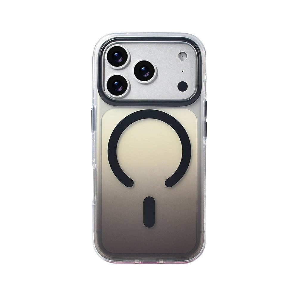 Apple iPhone 17 Pro Kılıf M-safe Şarj Özellikli Transparan Renk Geçişli Zore Toros Kapak