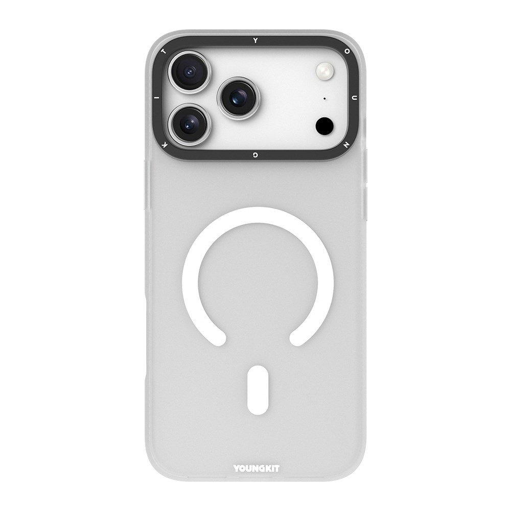Apple iPhone 17 Pro Kılıf M-safe Şarj Özellikli Youngkit Hidden Sand Serisi Kapak