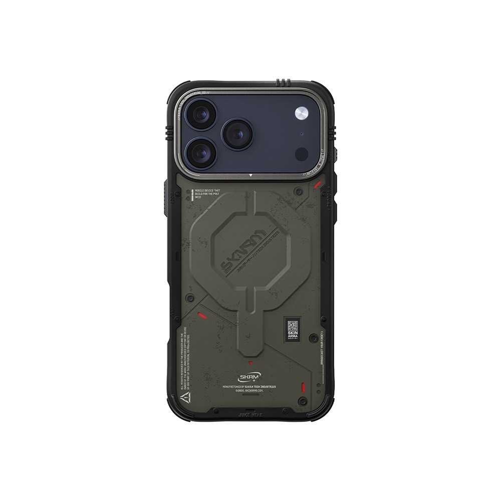 Apple iPhone 17 Pro Kılıf M-safe Şarj Özellikli Parlayan Simli Zore Okso Kapak