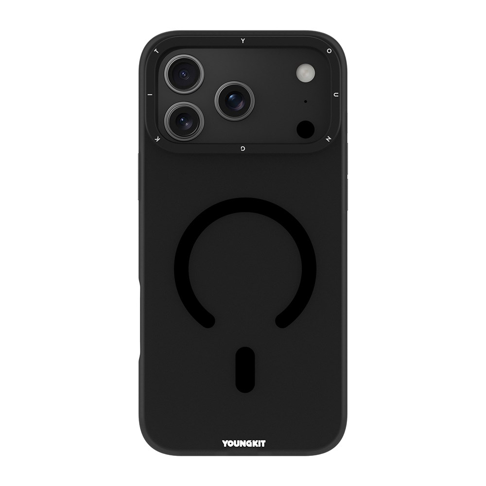 Apple iPhone 17 Pro Kılıf M-safe Şarj Özellikli Youngkit Hidden Sand Serisi Kapak
