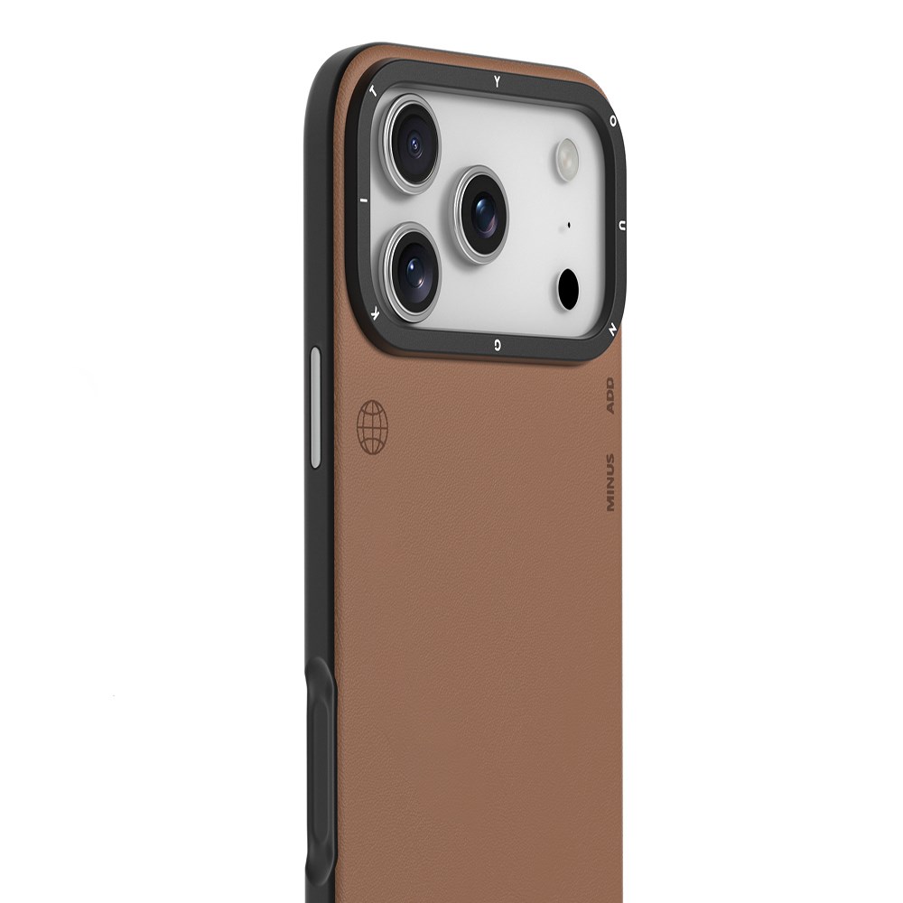 Apple iPhone 17 Pro Kılıf M-safe Şarj Özellikli Basit Mat Deri Desenli Youngkit Tech Fashion Serisi Kapak