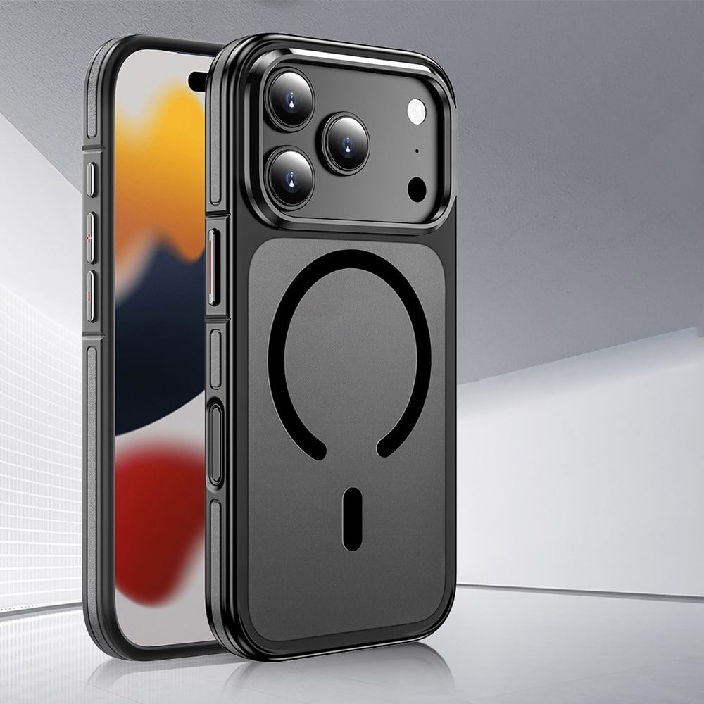Apple iPhone 17 Pro Kılıf M-safe Şarj Özellikli Mat Görünümlü Wlons Vevo Kapak