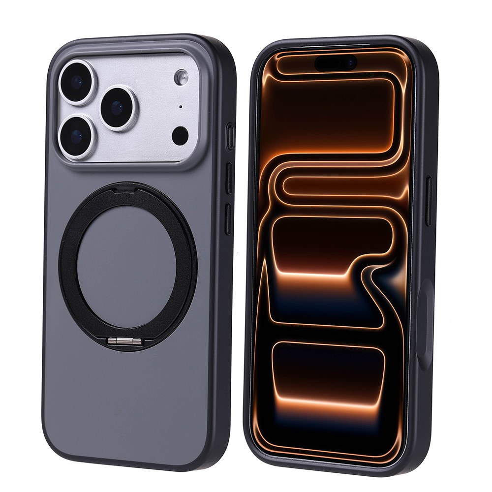Apple iPhone 17 Pro Kılıf M-safe Şarj Özellikli Youngkit Rock Sand Serisi Kapak