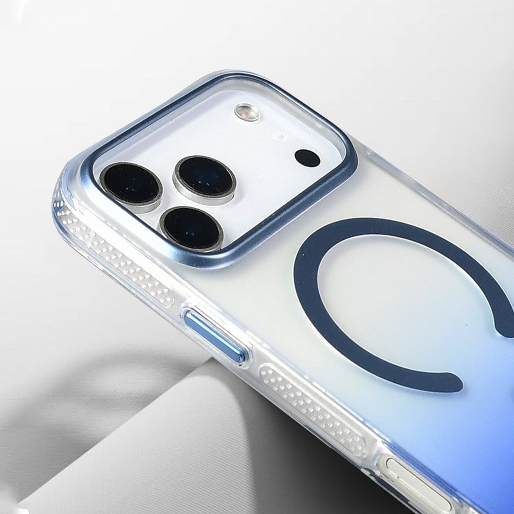 Apple iPhone 17 Pro Kılıf M-safe Şarj Özellikli Transparan Renk Geçişli Zore Toros Kapak