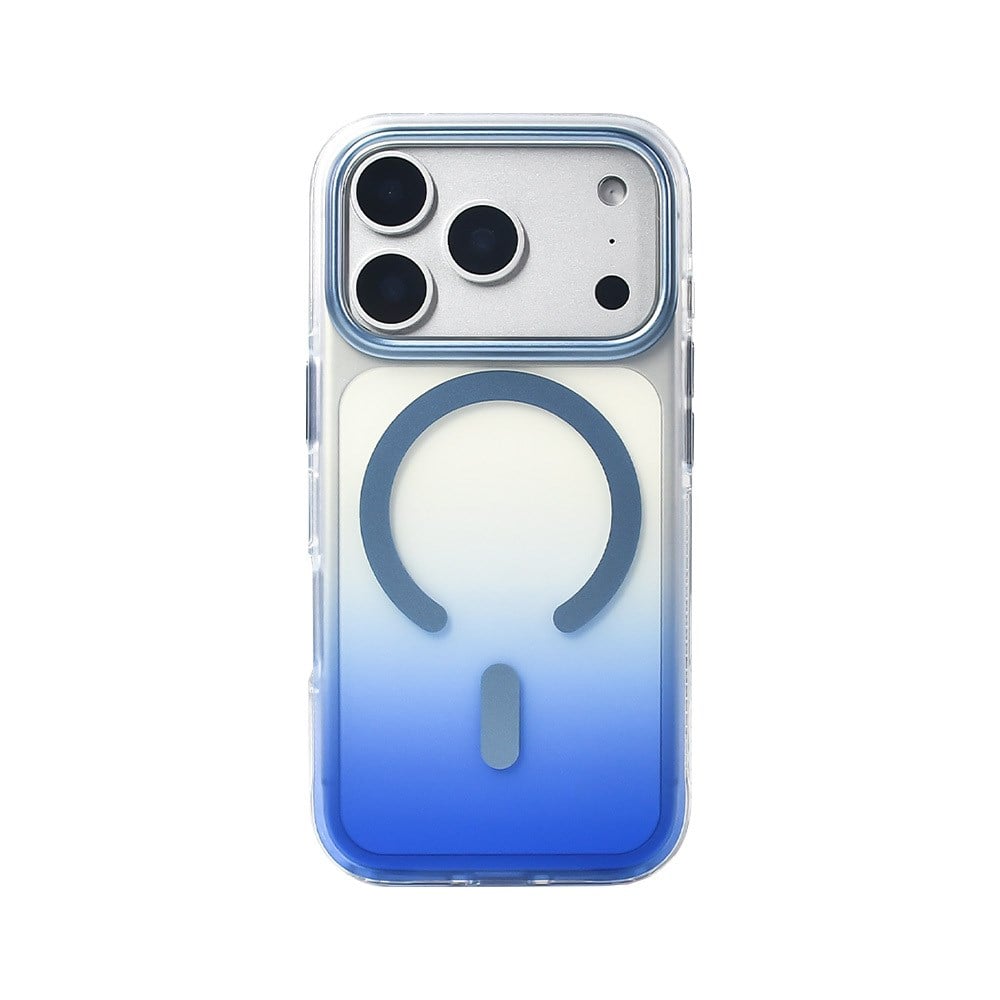 Apple iPhone 17 Pro Kılıf M-safe Şarj Özellikli Transparan Renk Geçişli Zore Toros Kapak