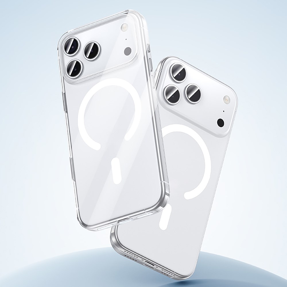 Apple iPhone 17 Pro Kılıf M-safe Şarj Özellikli Benks ​​​​​​Crystal Serisi Şeffaf Kapak