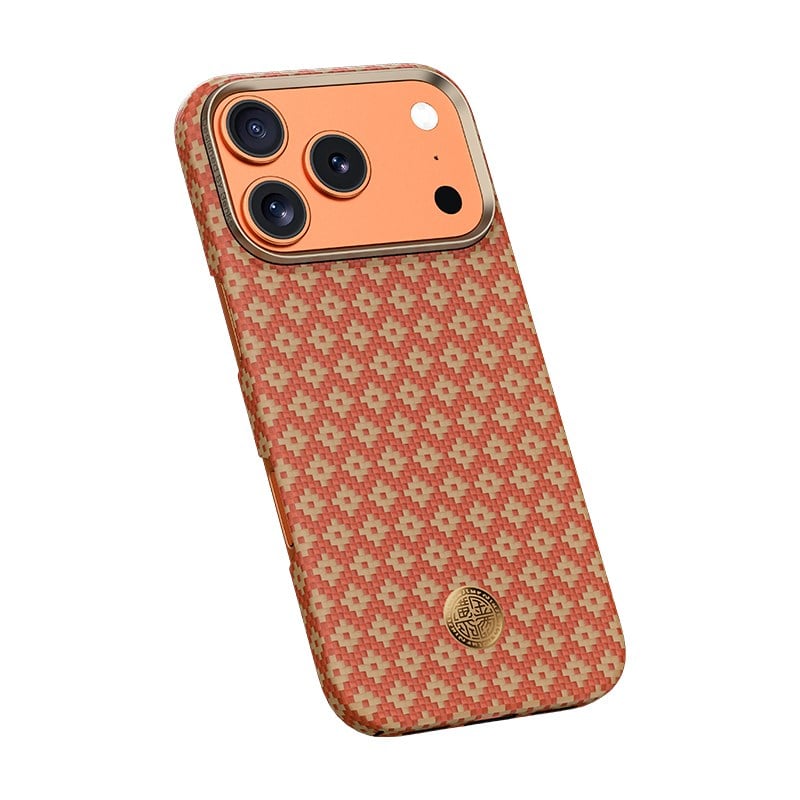 Apple iPhone 17 Pro Kılıf M-Safe Şarj Özellikli Benks ArmorAir ArmorGrid Serisi Kevlar Kapak