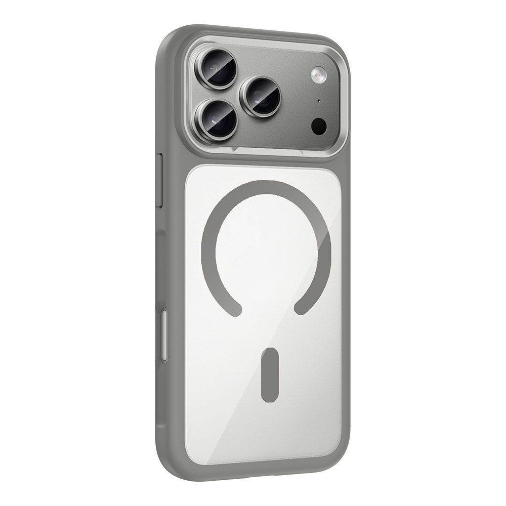 Apple iPhone 17 Pro Kılıf M-Safe Şarj Özellikli Metal Kamera Çerçeveli Zore Tiko Kapak