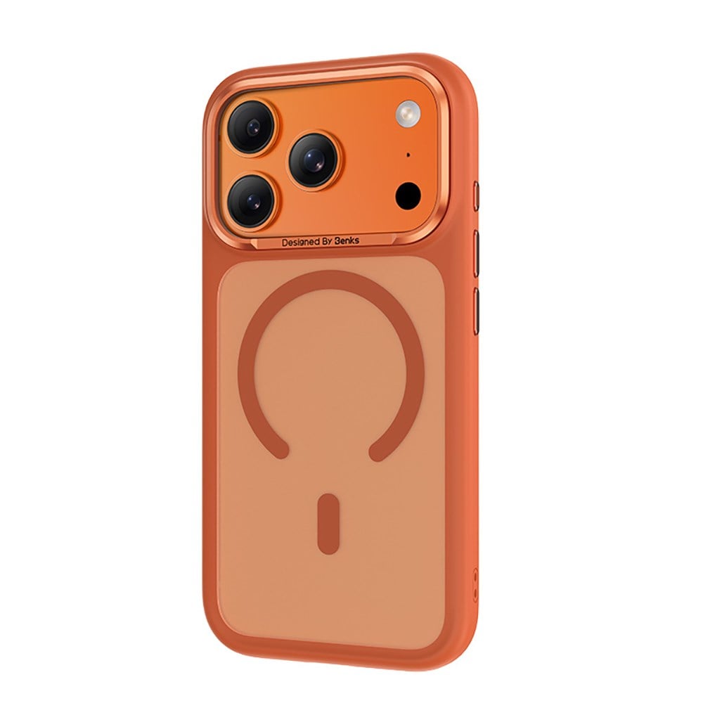 Apple iPhone 17 Pro Kılıf M-Safe Şarj Özellikli Benks Mist C-Magnet Kapak