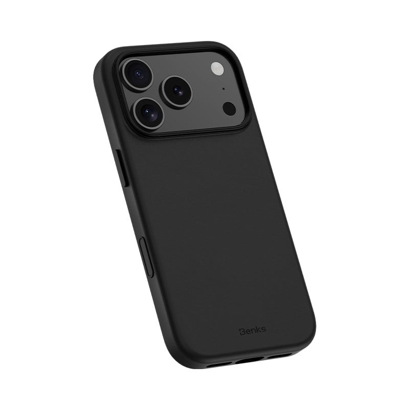 Apple iPhone 17 Pro Kılıf M-safe Şarj Özellikli Çizilmeye Dayanıklı Benks VitaPro Serisi PU Deri Kapak
