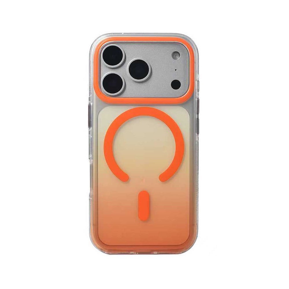 Apple iPhone 17 Pro Kılıf M-safe Şarj Özellikli Transparan Renk Geçişli Zore Toros Kapak
