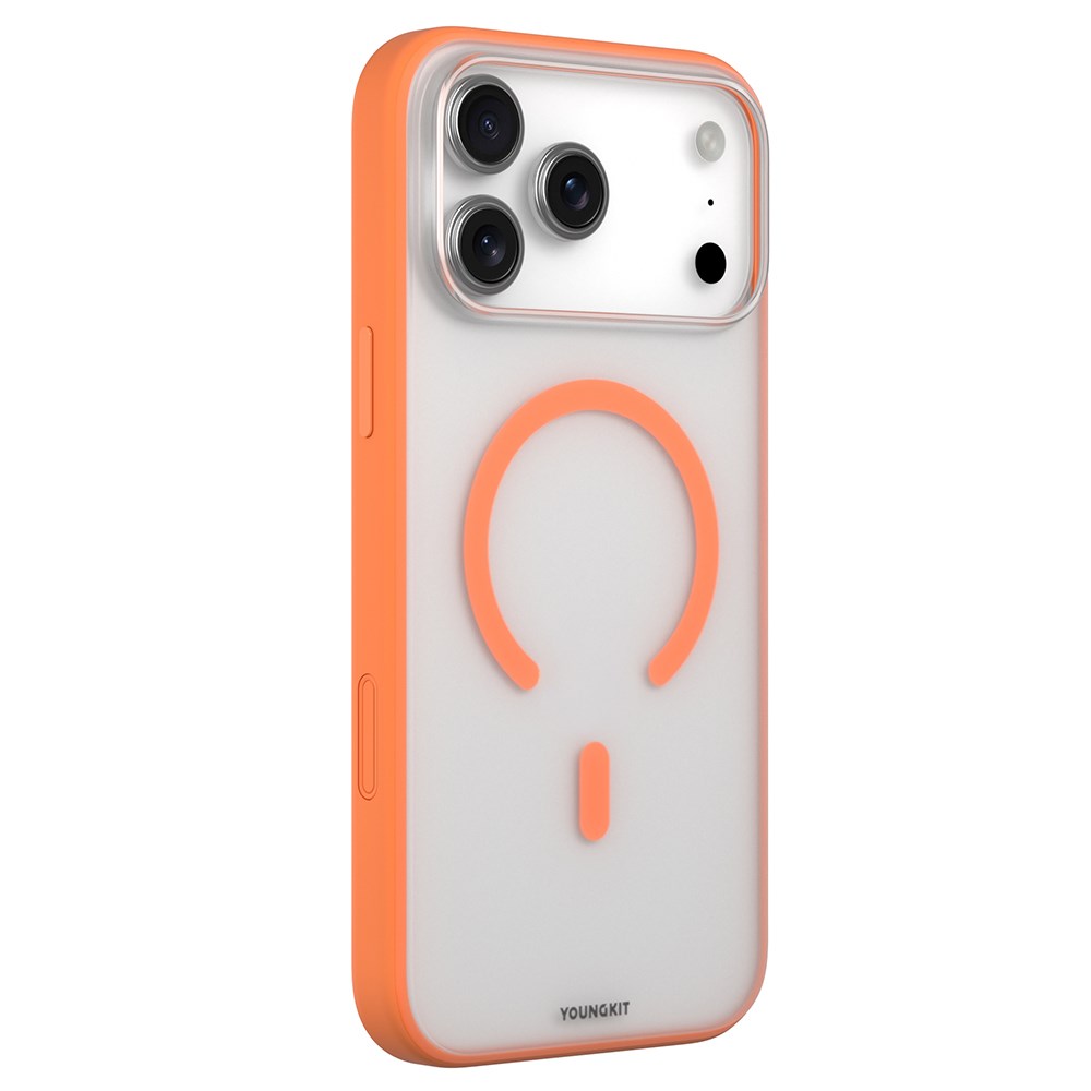 Apple iPhone 17 Pro Kılıf M-safe Şarj Özellikli Youngkit Clear Serisi Kapak