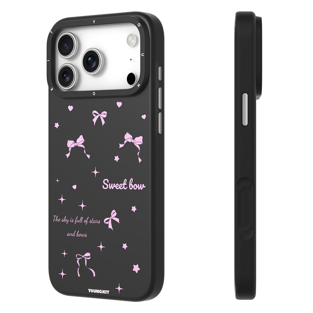 Apple iPhone 17 Pro Kılıf M-Safe Şarj Özellikli Airbagli Çift Katmanlı Youngkit Sweathart Serisi Kapak