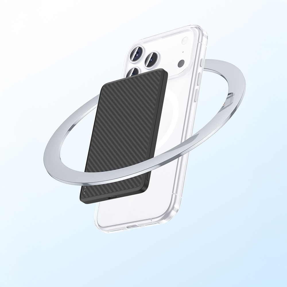 Apple iPhone 17 Pro Kılıf M-safe Şarj Özellikli Benks ​​​​​​Crystal Serisi Şeffaf Kapak