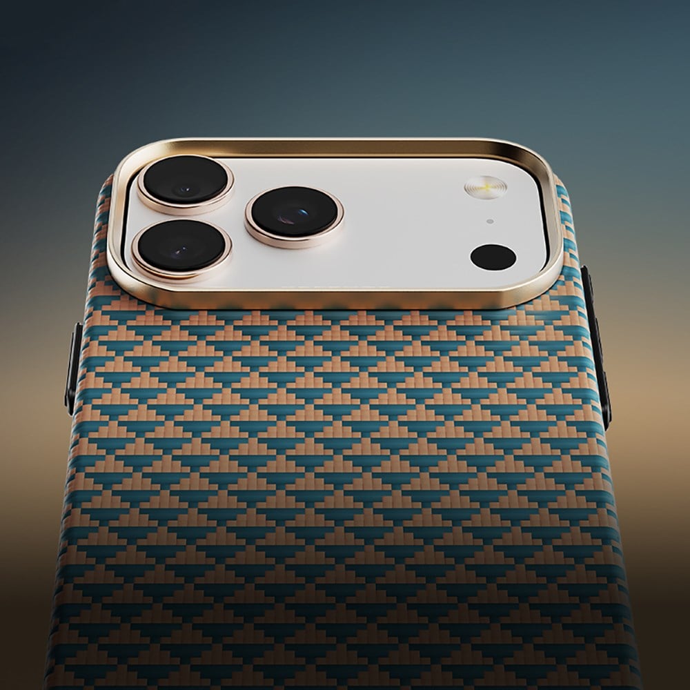 Apple iPhone 17 Pro Kılıf Raptic 2in1 Bundle Kit Aramid Skin Destiny Serisi Stand ve Kapak