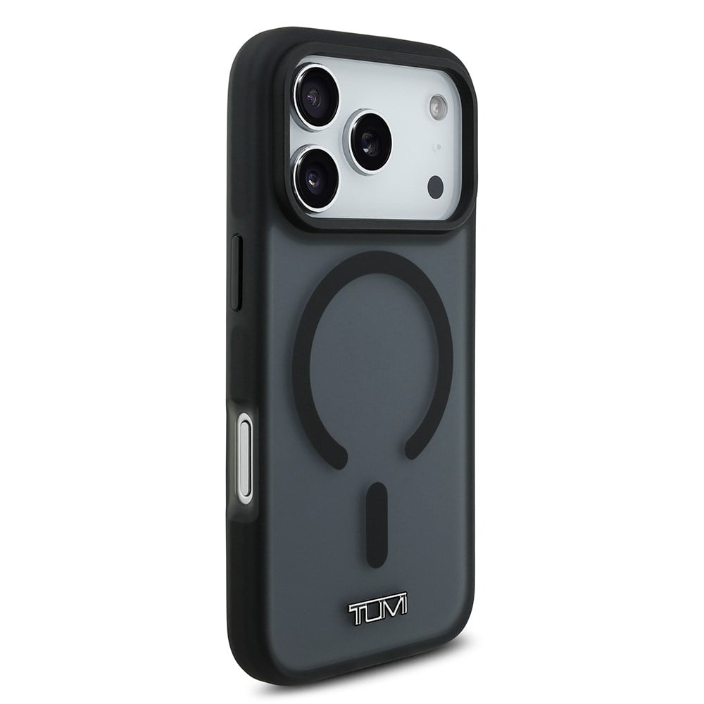 Apple iPhone 17 Pro Kılıf TUMI Orjinal Lisanslı M-safe Şarj Özellikli Buzlu Transparan Kapak