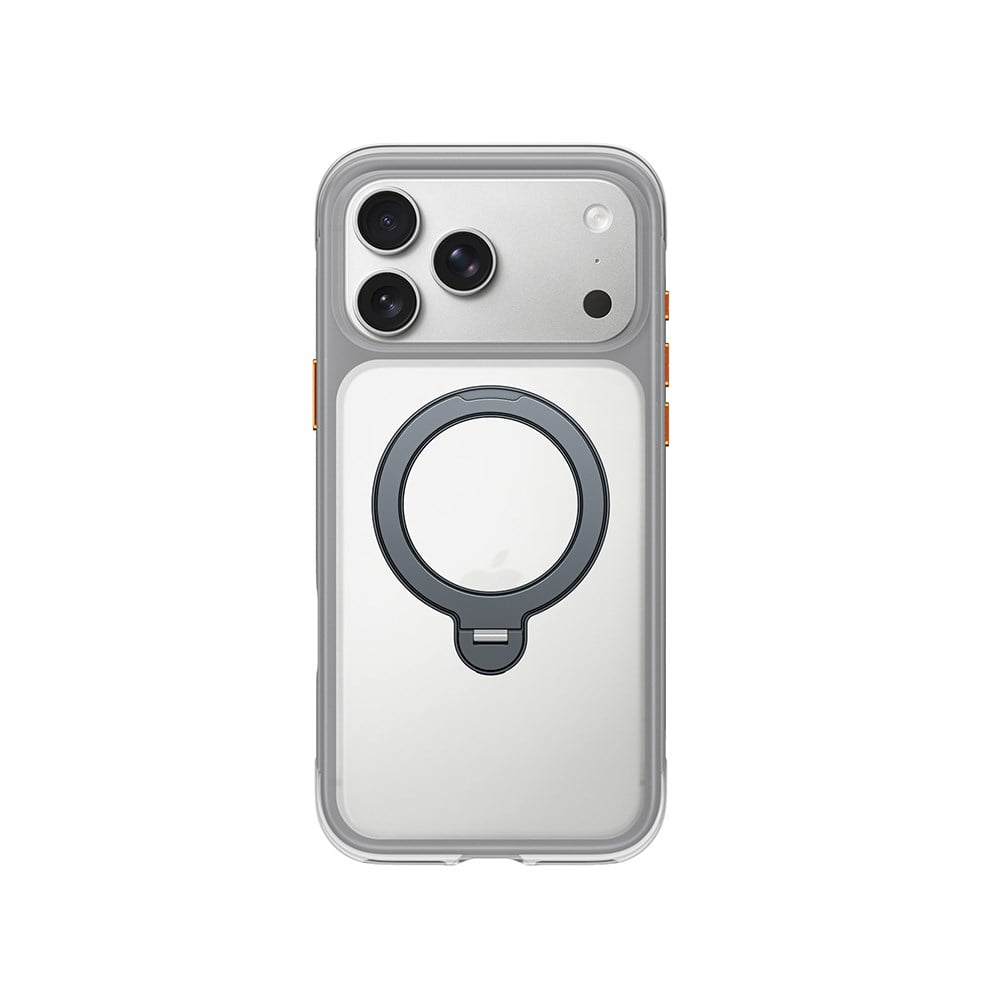 Apple iPhone 17 Pro Kılıf Wiwu AS-203 AeroShield Ultra Serisi M-safe Şarj Özellikli Airbag Tasarımlı Standlı Kapak