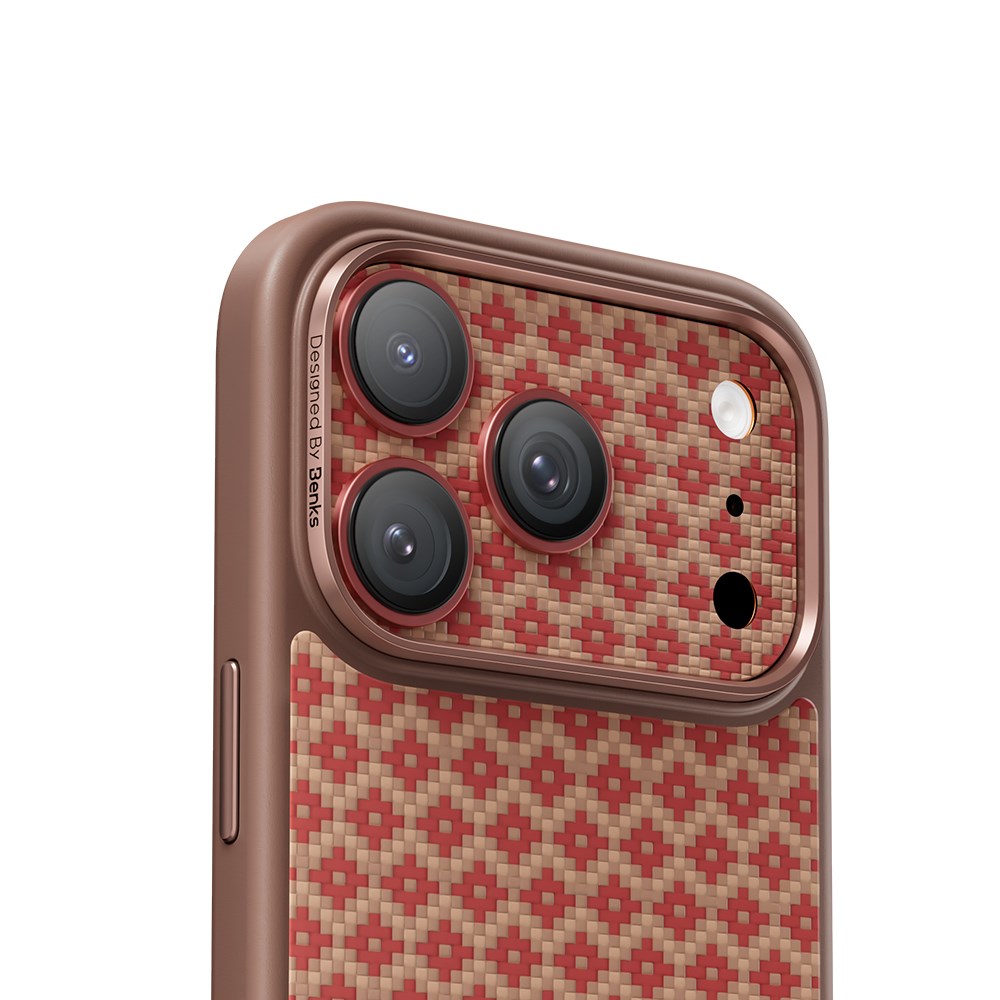 Apple iPhone 17 Pro Max Benks ArmorWarrior ArmorGrid Serisi Kevlar Kamera Lens Koruyucu