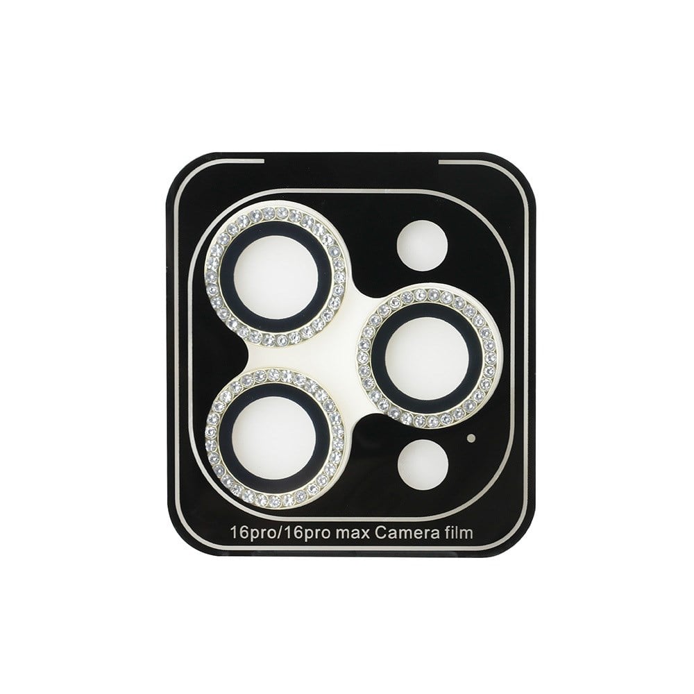 Apple iPhone 17 Pro Max Guess Orjinal Lisanslı Rhinestone Taşlı Lens Koruyucu