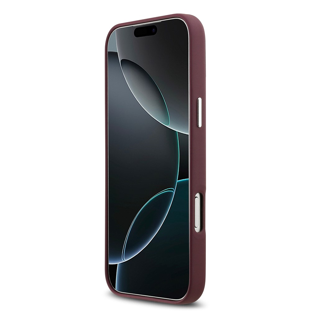 Apple iPhone 17 Pro Max Kılıf BMW Orjinal Lisanslı M-safe Şarj Özellikli Metal Logolu Tam Kaplama Deri Kapak