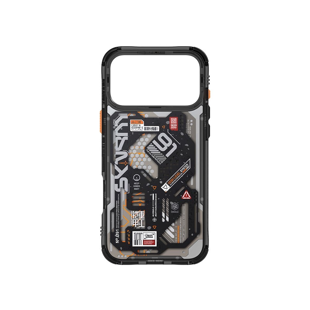 Apple iPhone 17 Pro Max Kılıf Desenli Airbag Tasarımlı Skinarma Spectra Kapak