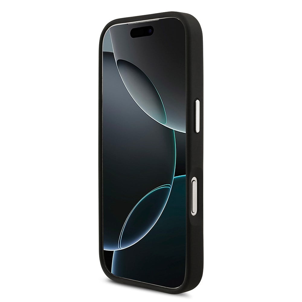 Apple iPhone 17 Pro Max Kılıf Karl Lagerfeld Orjinal Lisanslı Metal Logolu K&C Heads Pin Kapak