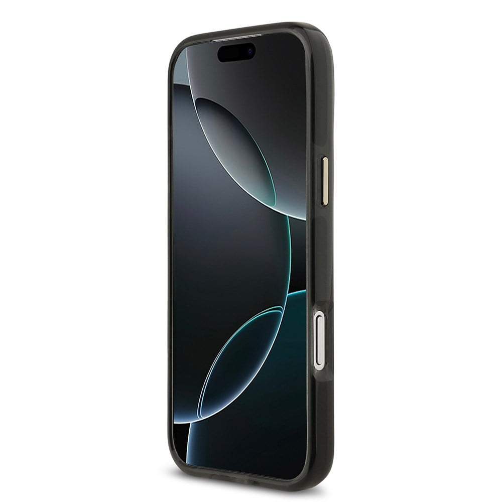 Apple iPhone 17 Pro Max Kılıf Lacoste Orjinal Lisanslı M-safe Şarj Özellikli Gold Timsah Logolu Buzlu Kapak
