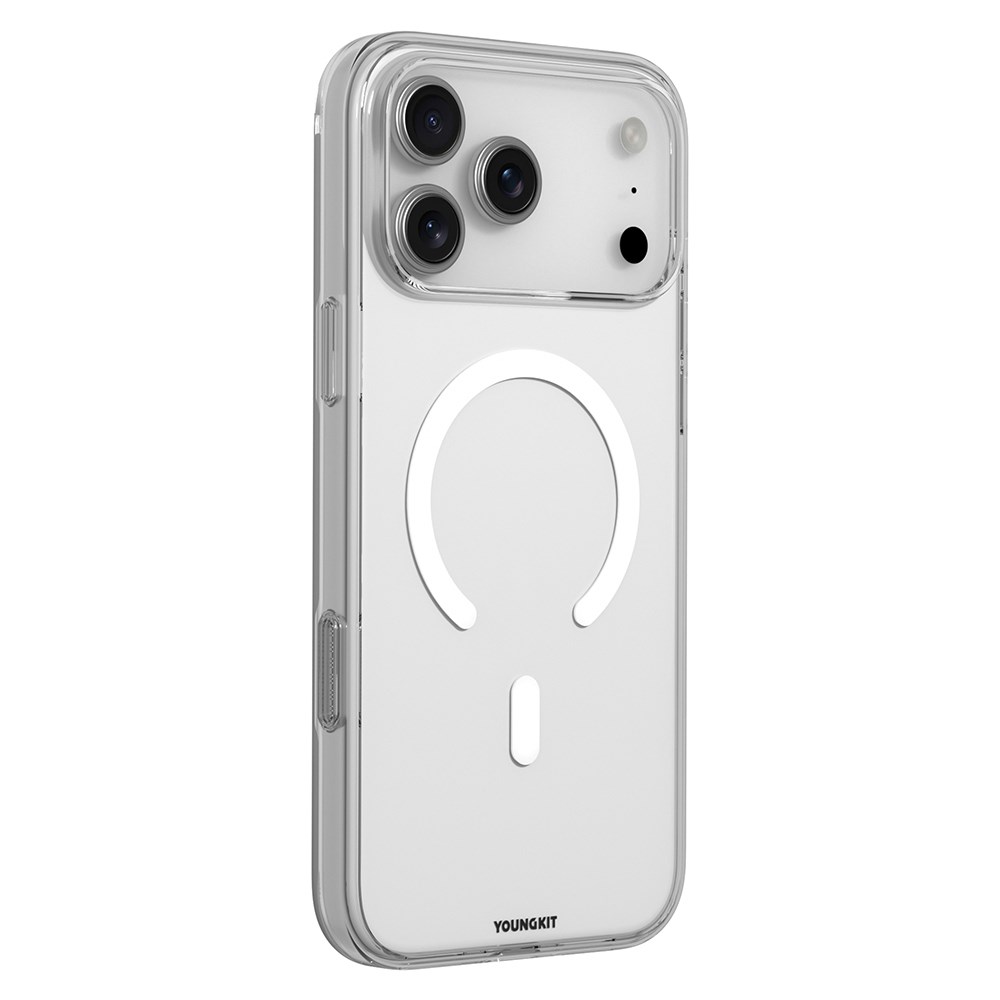 Apple iPhone 17 Pro Max Kılıf M-safe Şarj Özellikli Youngkit Clear Serisi Kapak