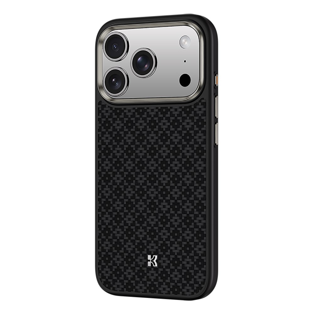 Apple iPhone 17 Pro Max Kılıf M-Safe Şarj Özellikli Benks ArmorPro ArmorGrid Serisi Kevlar Kapak