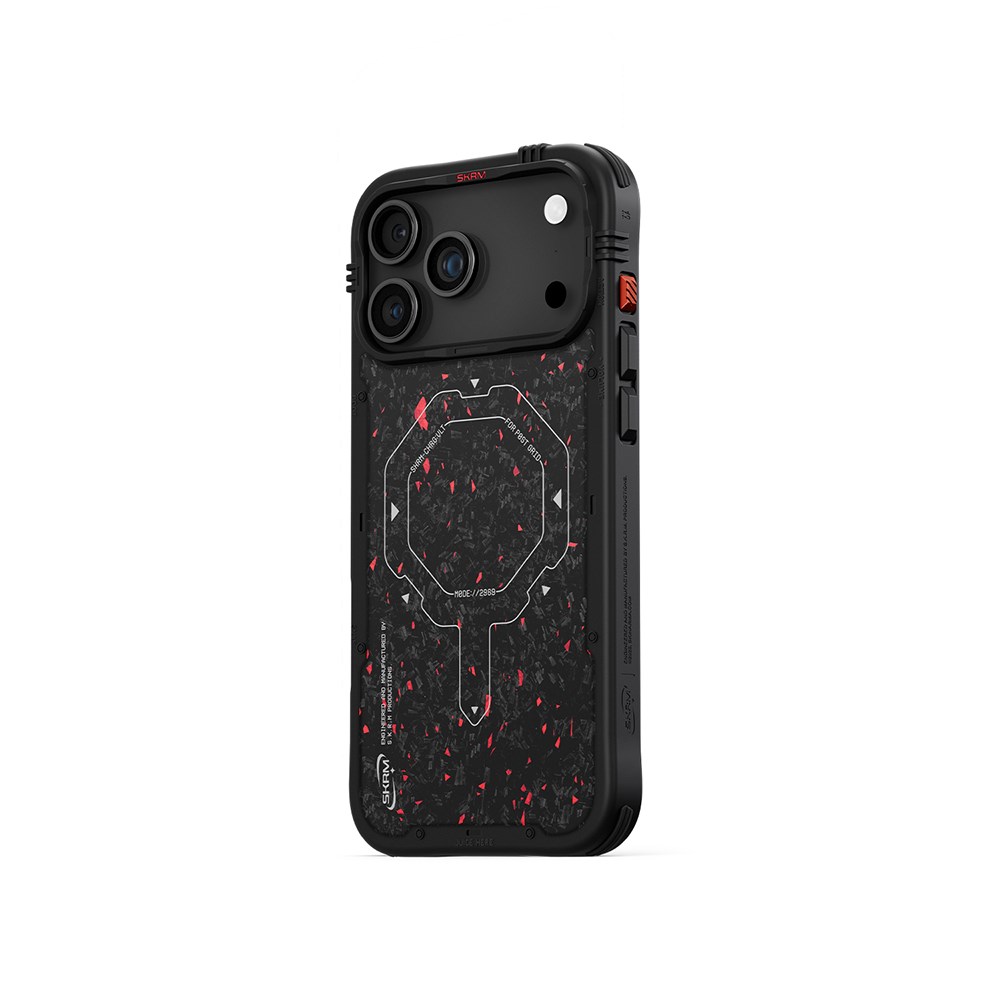 Apple iPhone 17 Pro Max Kılıf M-safe Şarj Özellikli Airbag Tasarımlı Skinarma Vektor Kapak