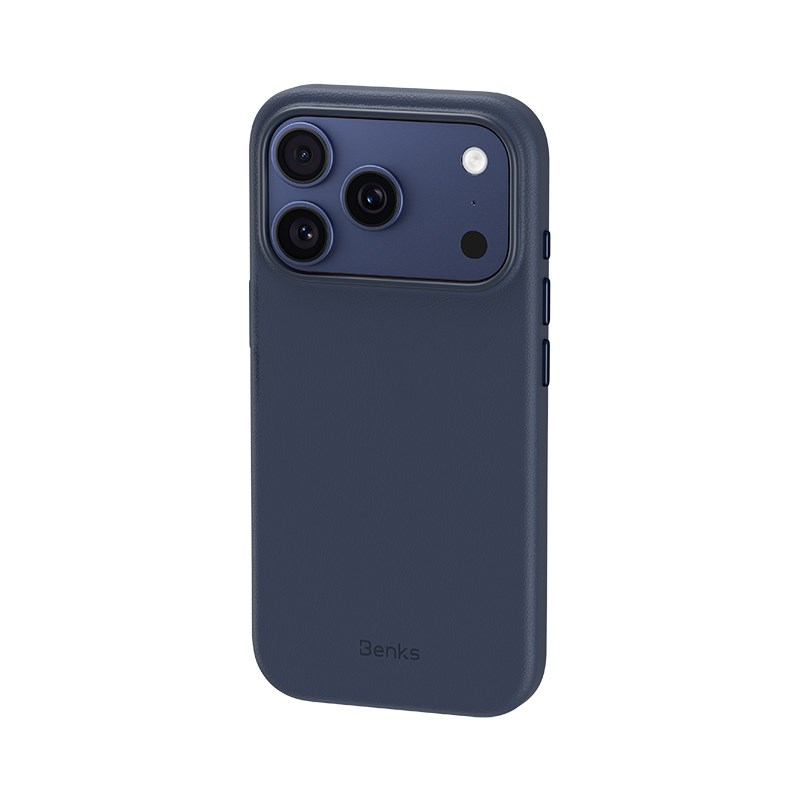 Apple iPhone 17 Pro Max Kılıf M-safe Şarj Özellikli Çizilmeye Dayanıklı Benks VitaPro Serisi PU Deri Kapak