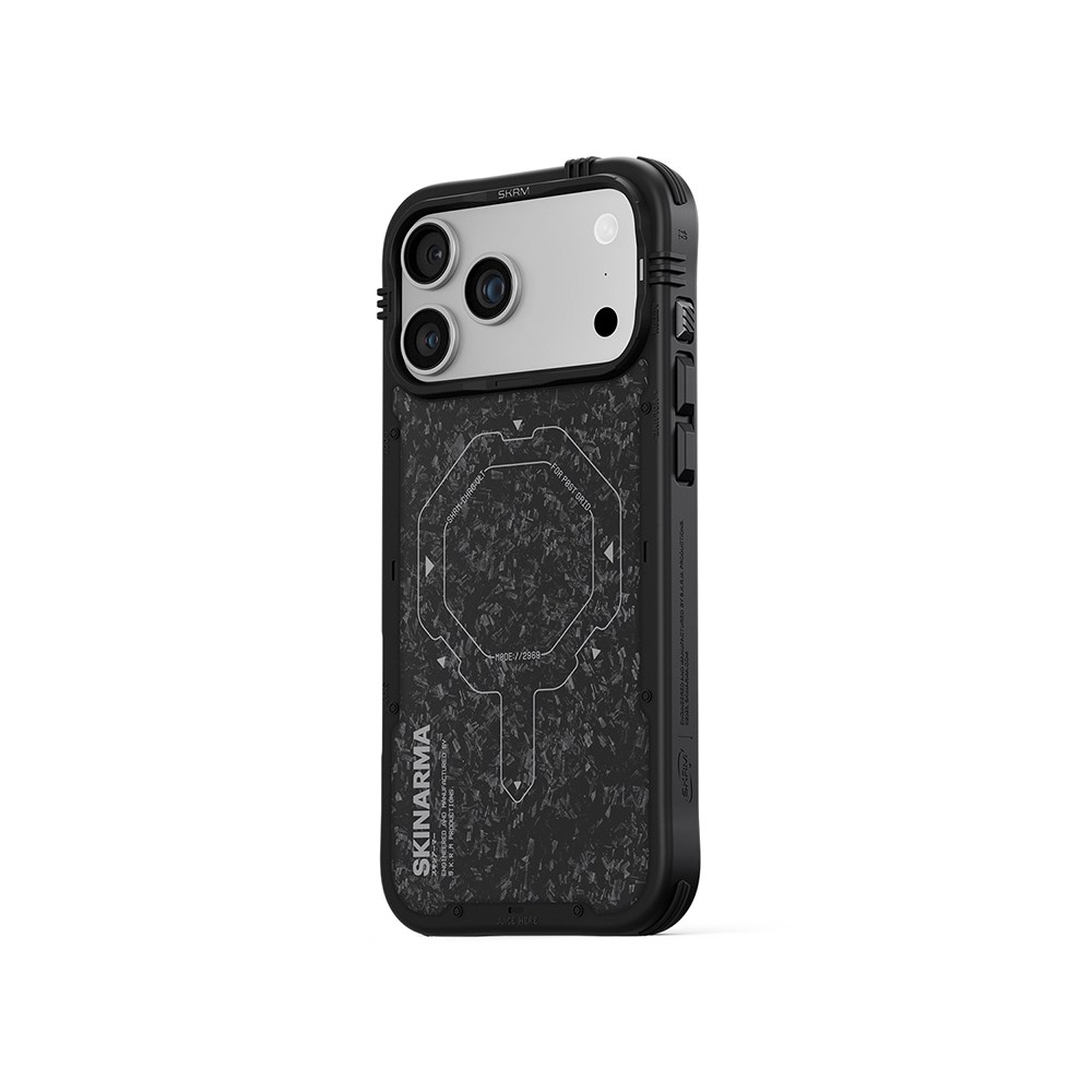Apple iPhone 17 Pro Max Kılıf M-safe Şarj Özellikli Airbag Tasarımlı Skinarma Vektor Kapak