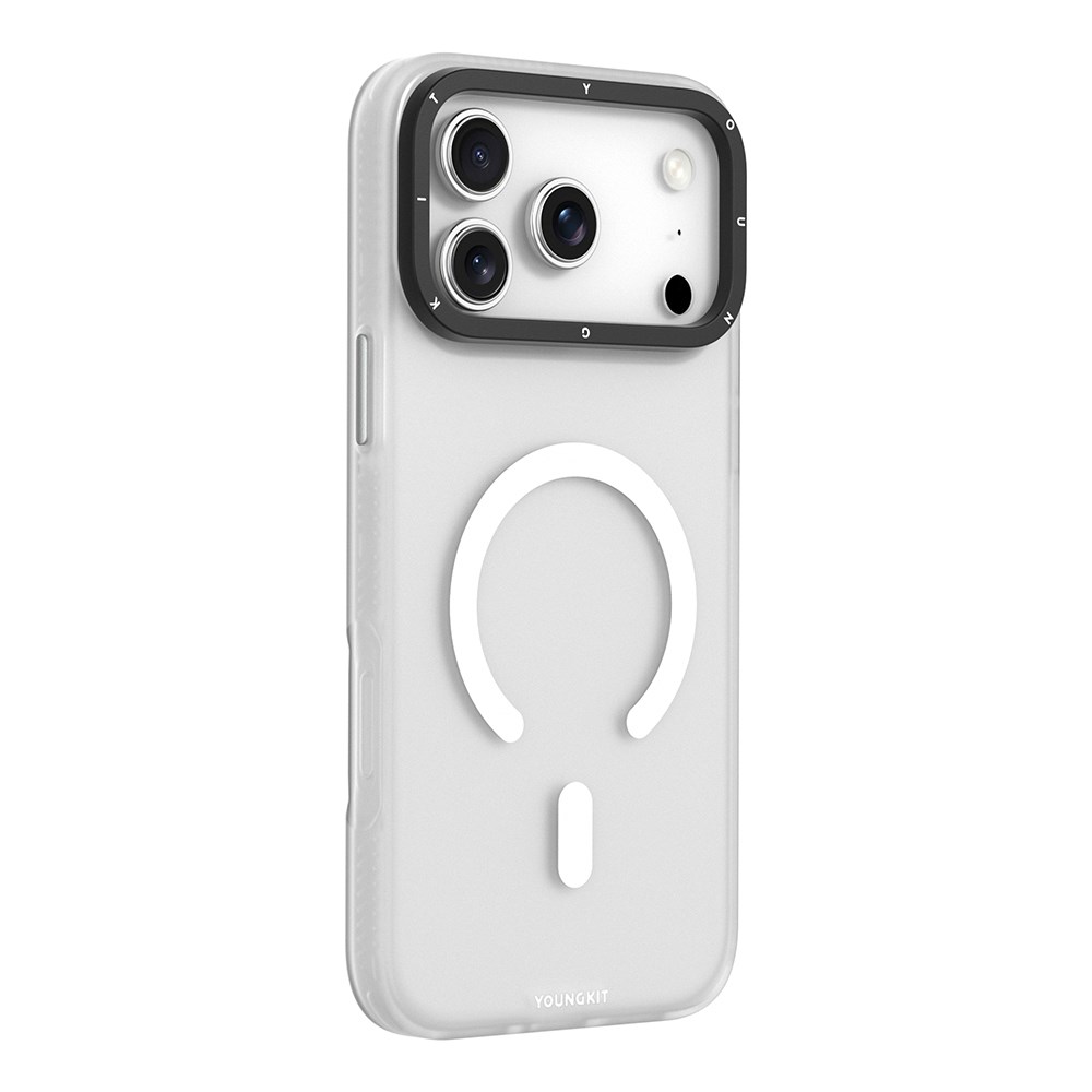 Apple iPhone 17 Pro Max Kılıf M-safe Şarj Özellikli Youngkit Hidden Sand Serisi Kapak