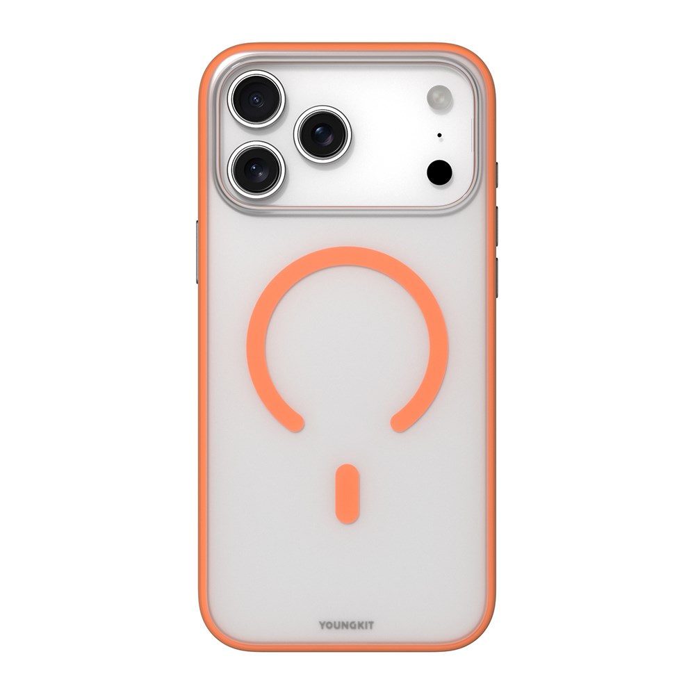 Apple iPhone 17 Pro Max Kılıf M-safe Şarj Özellikli Youngkit Clear Serisi Kapak
