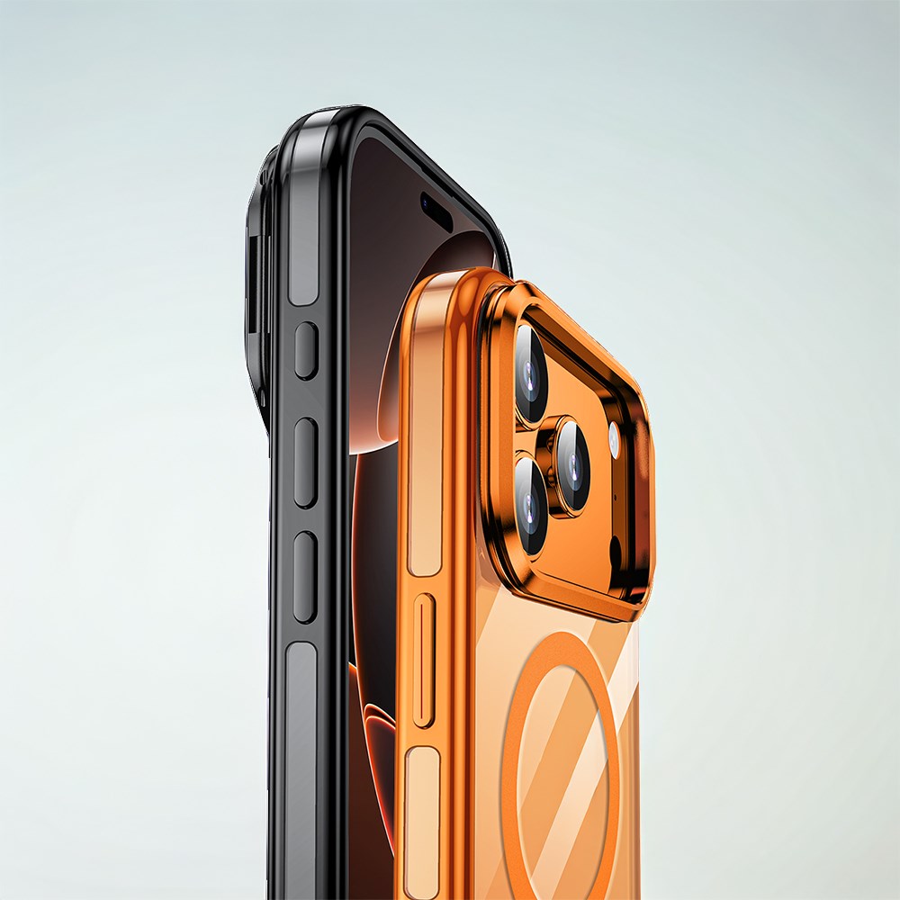 Apple iPhone 17 Pro Max Kılıf M-safe Şarj Özellikli Wlons Standlı Efsane Kapak