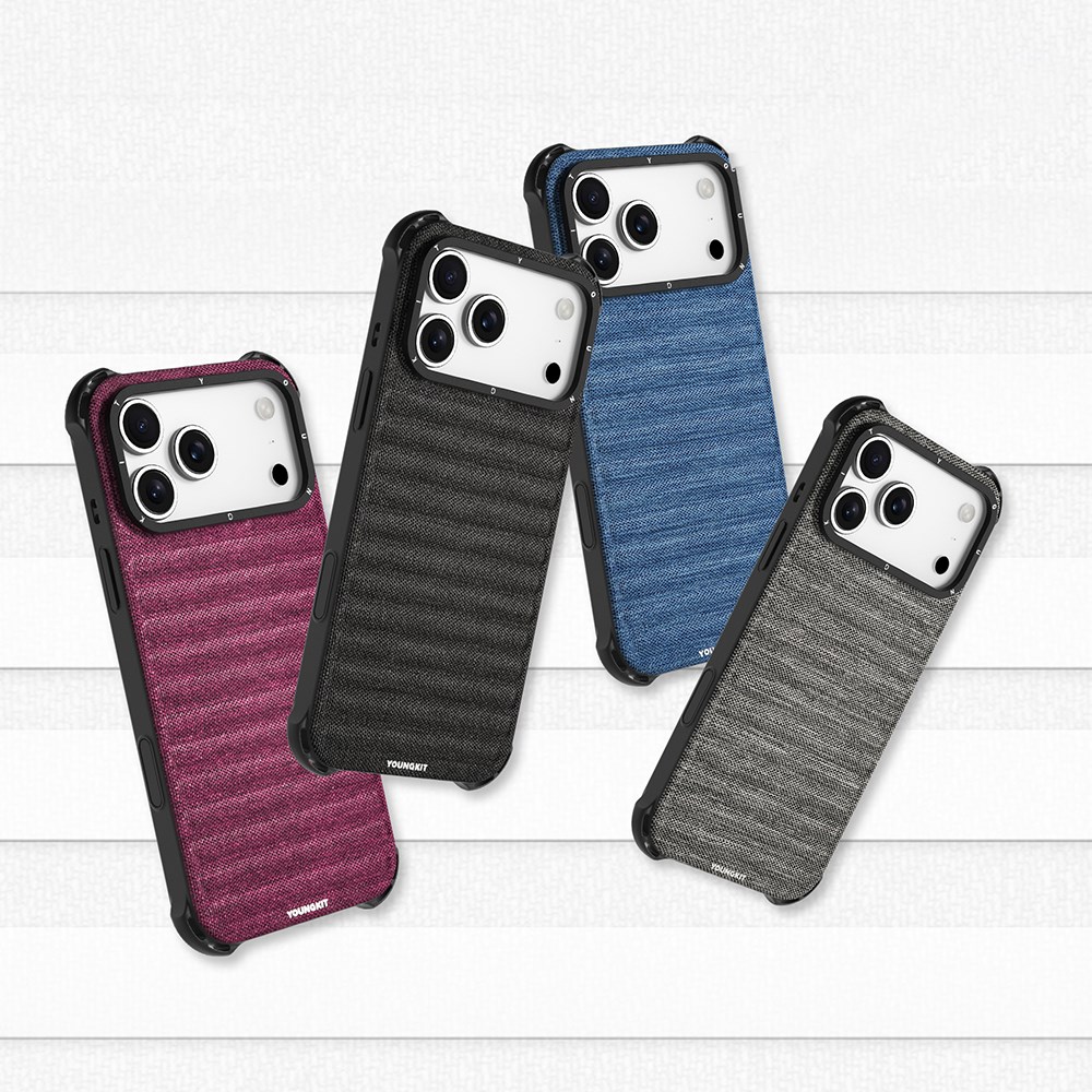 Apple iPhone 17 Pro Max Kılıf M-safe Şarj Özellikli Youngkit Canvas Serisi Kapak