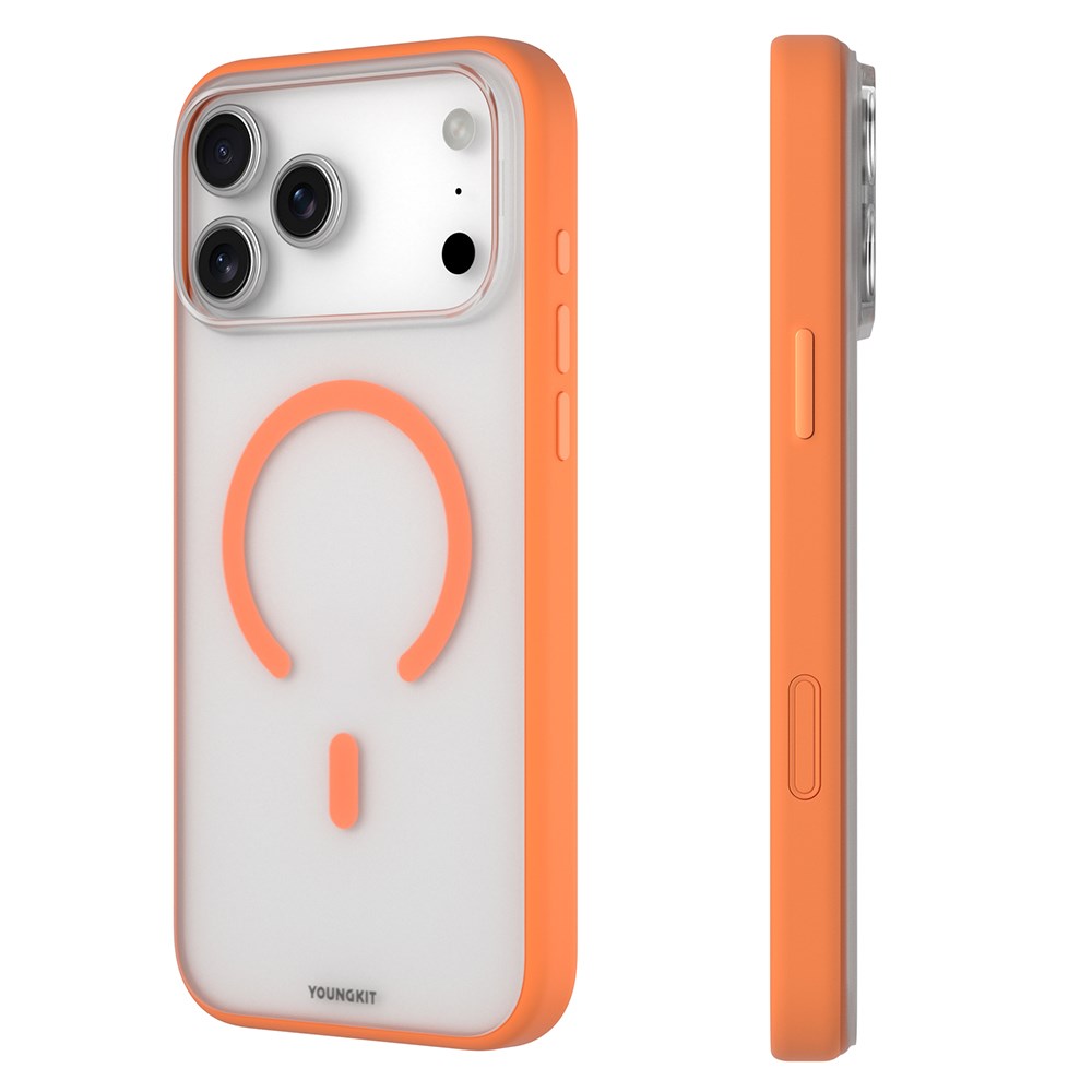 Apple iPhone 17 Pro Max Kılıf M-safe Şarj Özellikli Youngkit Clear Serisi Kapak