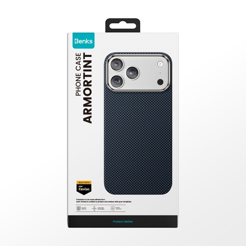 Apple iPhone 17 Pro Max Kılıf M-safe Şarj Özellikli Benks Yeni Seri ArmorTint ArmorAir Kevlar Kapak